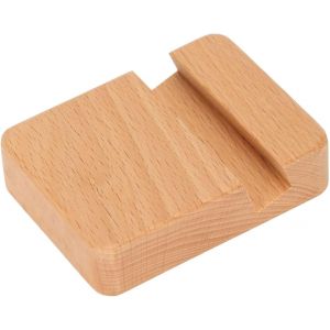 Kal-Support De T&eacute;l&eacute;phone Portable En Bois - Support Universel Pour Iphone, Samsung, Ipad, Kindle Et Plus - Support &Eacute;l&eacute;gant Et Stable Pour Table, Lit, Bureau Et Bureau &Agrave; Domicile - Neuf