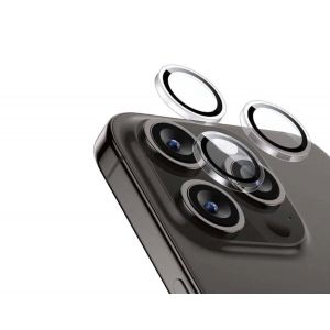 Protège Lentilles Caméra Iphone 16 Pro / Iphone 16 Pro Max Garanti À Vie Force Glass - Neuf