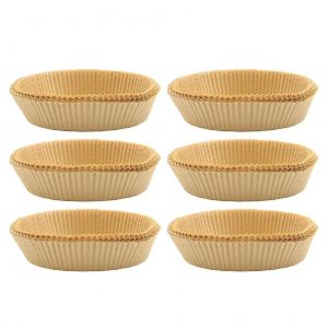 Lot De 30 Feuilles De Papier Sulfurisé Rondes Antiadhésives Pour Friteuses Et Fours À Air Chaud ¿ Résistantes Aux Hautes Températures Et Imperméables - Neuf