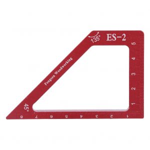 Regle de tracage pour menuiserie en alliage d'aluminium, outil auxiliaire de mesure et de marquage pour menuiserie, regle de charpentier ES-2 - Neuf