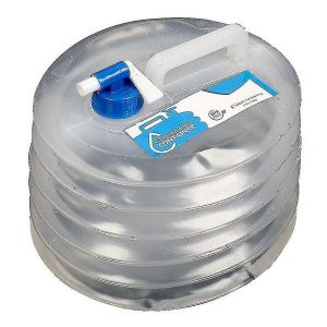 R&eacute;servoir D'eau Pliable 10 L/15 L - Seau D'eau D'ext&eacute;rieur Durable, L&eacute;ger Et Pliable Avec Bec Verseur R&eacute;glable Et Poign&eacute;e De Transport - Neuf