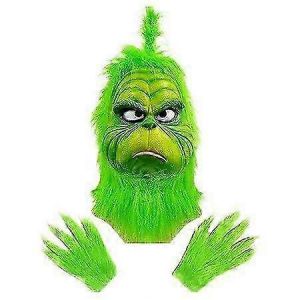 D&eacute;coration de no&euml;l Grinch Masque et des Gants - Neuf