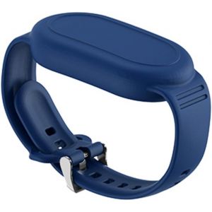 MEVRONISSHOP-Sangle pour Galaxy SmartTag 2: &Eacute;tui de Protection en Silicone Souple Cach&eacute; &Eacute;tanche pour Bracelet Compatible avec Samsung Smart Tag 2 pour Enfants, Personnes &acirc;g&eacute;es et Enfants (Bleu) - Neuf
