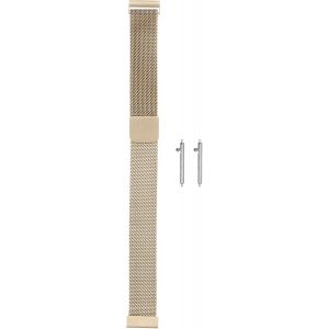 Eryi-Bracelet De Montre En Acier Inoxydable À Maille 14 Mm À Dégagement Rapide Avec Fermoir Magnétique Pour Hommes Et Femmes, Couleur Champagne Doré. - Neuf