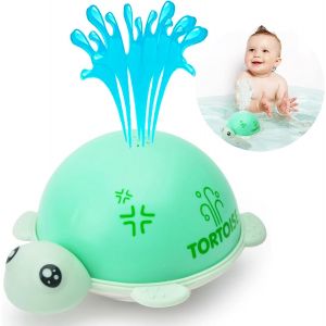 Jouets De Bain Et De Piscine Pour Bébé, Tortue À Jet D'eau (Vert) - Neuf