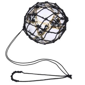 Sac En Filet Pour Ballon De Football Noir,Cryptage Audacieux + Corde Élastique - Neuf