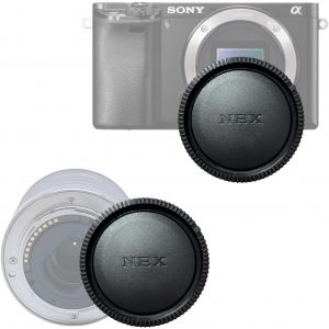 Nex Capuchon Avant Et Arri&egrave;re, Compatible Avec Les Appareils Photo E-Mount Nex Nex-7 Nex-6 Nex-5T Nex-5R, A7Ii, Iii A7R Iii A9 A7 A7R A7S A65 A77 A99 A6500 A6300 A6000 A55[Z2384] - Neuf