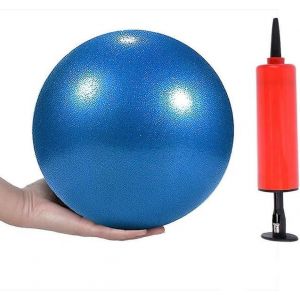 Mini Ballon De Pilates Bran De 23 Cm Pour La Force Et La Stabilit&eacute; Du Tronc &iquest; Outil D'exercice Portable Et Anti-&Eacute;clatement Pour Le Yoga Et Le Fitness - Neuf