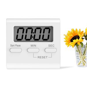 Minuteur De Cuisine Num&eacute;rique Avec Alarme Sonore Et &Eacute;cran Lcd Pour La Cuisine Et L'utilisation Quotidienne - Neuf