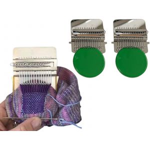 Ensemble D'outils De Tissage Green Loom Avec 14 Crochets Pour Repriser Et R&eacute;parer Les V&ecirc;tements - Neuf