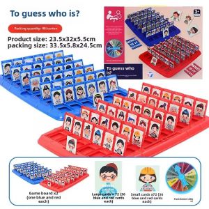 Jeu De Soci&eacute;t&eacute; Qui Suis&iquest;Je ? Jeu De Devinette Pour Enfants Et Famille &iquest; Cartes Et Disques Inclus - Neuf