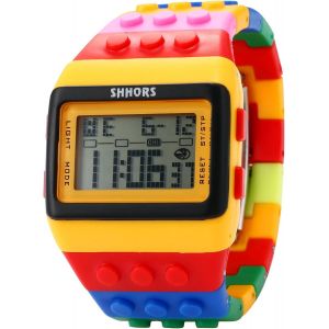 Eryi-Montre Led Rainbow Créative Bracelet Silicone Lcd Sportive Poignet Grand - Homme Femme Enfant Led091 - Neuf