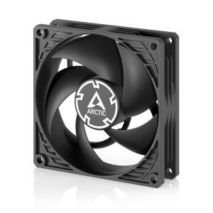 P9 PWM PST-Ventilateur PC,Ventilateur de boîtier PWM 92 mm avec répartiteur de câbles,optimisé pour la Pression Statique,200-3000 RPM,Moteur Silencieux et Efficace,Mode 0dB-Noir - Neuf