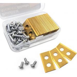 SUBZONAL-Lame Robot Tondeuse, Lot de 30 Lame Tondeuse Robot, Vis Incluses, Compatible Worx Husqvarna Landroid Landxcape Einhell Kress Gardena - Neuf