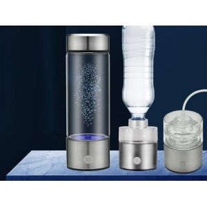 Bouteille D'eau &Agrave; Hydrog&egrave;ne 450 Ml Avec G&eacute;n&eacute;rateur Et Mode Inhalation - Neuf