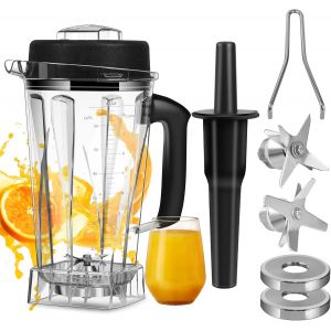 NouvelHorizonstore-R&eacute;cipient de 1,8 l pour pichet m&eacute;langeur Vitamix, remplace la tasse de mixeur classique C-Series 5200 6300 5000 5500 4200 4500 750, pour m&eacute;langeur Vitamix avec assemblage de lame e - Neuf