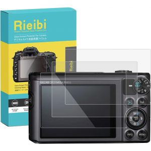 Lot de 3 films de protection d'écran pour appareil photo numérique Canon PowerShot SX720 SX710 SX700 SX610 SX620 G16 G15-Film en verre trempé anti-traces de doigts anti-rayures ultra - Neuf