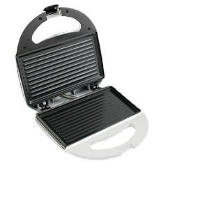 Machine À Sandwich Automatique Multifonction Pour Petit-Déjeuner Domestique, Mini Machine À Pain Chauffante Double Face (Rayures Noires) - Neuf