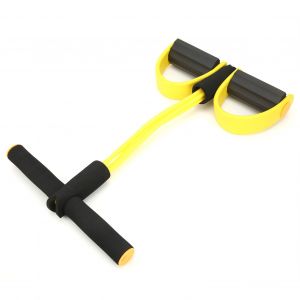 Bande De Resistance Pour Abdominaux A 2 Tubes Avec Pedale, Corde De Traction Elastique Multifonctionnelle - Neuf