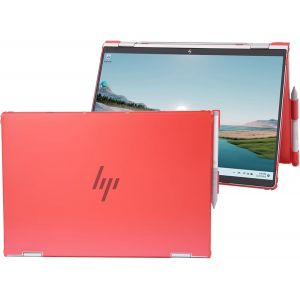 Étui uniquement compatible avec ordinateur portable Windows 2 en 1 HP Elite x360 1040 G11 20242025 14" (ne convient pas aux autres modèles HP) - Rouge - Neuf