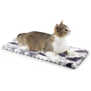 Kalanka-Coussin De Fenetre Pour Tapis De Lit Pour Chats Auto-Chauffante Sans &Eacute;lectricit&eacute;, Antid&eacute;rapante Couverture De Chat Auto-Chauffante Pour Fen&ecirc;tre 60x24cm, Housse Douce Et Lavable Gris - Neuf