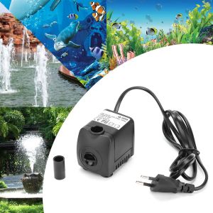 HJLIAN Pompe submersible pour aquarium, bassin, filtre a eau, fontaine, UE 220-240 V (Q-200 8 W) - Neuf