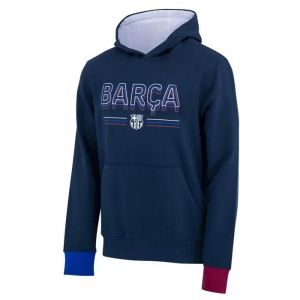 14 Ans - Sweat Capuche Barça Enfant Garçon - Collection Officielle Fc Barcelone - Neuf