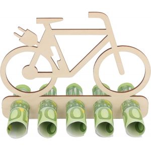 Cadeau D'anniversaire | Cadeau D'argent Pour Cyclistes | Cadeaux En Bois | Cadeaux En Argent | Cadeaux Originaux | Cadeau Vélo Électrique | Vélo - Neuf