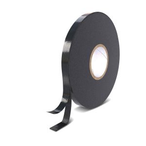 Ruban Adhésif Double Face Extra Fort,Ruban de Montage en Mousse PE Résistant,Ruban Mousse,Adhésif Double Face Puissant,Double Face Fin,Extra Fort Adhésif Noir (12mm x 10m) - Neuf