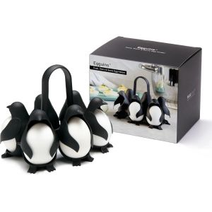 Jexnovashop-Egguins Porte-?Ufs - Boite &Agrave; Oeufs 3-En-1 : Cuiseur Oeufs, Panier &Agrave; Oeufs, Rangement Oeufs Frigo - Distributeur Pour 6 ?Ufs (Egguins) - Neuf