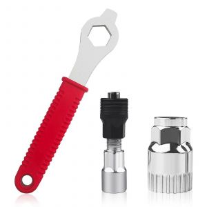 Extracteur De Manivelle De Velo, Outil De Pedalier, Cle De 15 Mm, Jeu D'outils Pour Retirer L'extracteur De Manivelle De Velo, Extracteur De Pedalier - Neuf