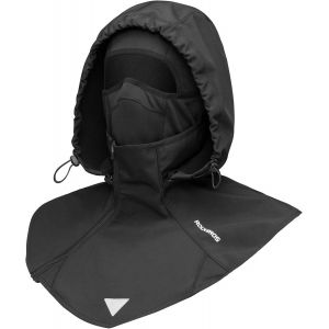 Cagoule Polaire À Capuche, Coupe-Vent, Respirante, Pour Moto, Cyclisme, Ski, Homme Et Femme, Noire, Couvre-Chef Thermique, Visière, Pour L'automne Et L'hiver - Neuf