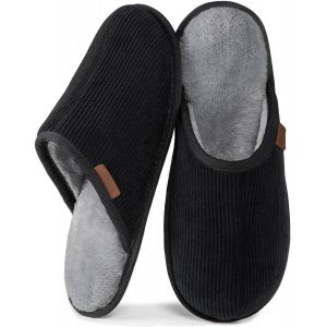 Kalanka-Chaussons En Velours Côtelé Pour Hommes Avec Doublure En Fausse Fourrure - Neuf