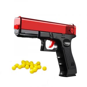 Pistolet Jouet Manuel G17 Avec Balle Molle Laser,Pistolet Airsoft,Sports De Plein Air,Arme De Jeu Cs,Cadeau Pour Enfants - Type Reb - Neuf