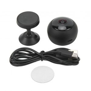 Mini camera de securite intelligente sans fil ABS, Wi-Fi, HD 1080p, 600 mAh, avec carte memoire de 32 Go - Neuf