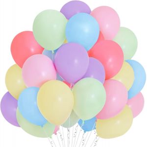 Lot De 30 Ballons Arc-En-Ciel Pastel, Lot De 30 Ballons Multicolores Macaron, Couleurs Assorties Pour Garçons, Filles, Femmes, Fête D'Anniversaire, Mariage, Fête Prénatale - Neuf