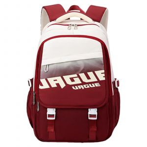 La mode Sac &agrave; main de Grande Capacit&eacute; en Nylon d'ordinateur Portable Sac &agrave; dos pour les Adolescents, Casual Sac &agrave; dos de Voyage Sac de Livre pour les Gar&ccedil;ons et les Filles, Rouge - Neuf