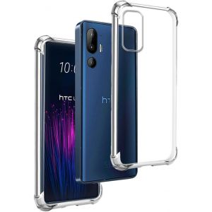 Kal-Coque Anti-Shock Pour Htc U24 Pro, Tpu Transparent En Silicone Antichoc - Neuf