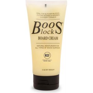 Boos Block Board Cream (148 Ml) &iquest; Cire D'Abeille Planche A Decouper - Vernis Alimentaire Pour Bois - Huile Plancha - Huile Minerale, Single Tube - Neuf