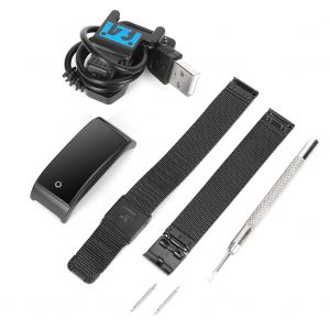 Bracelet Connecte G5 Etanche, Moniteur De Frequence Cardiaque Et De Pression Arterielle, Chargement Usb, Ecran Couleur, Rappel D'appel, Bracelet De Sport Pour Ios/Android - Neuf