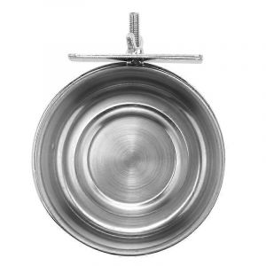 Mangeoire À Oiseaux 3 Pièces Tasse En Acier Inoxydable Perroquet Mangeoire Tasse Cage Pour Animaux Eau Bol De Nourriture S - Neuf