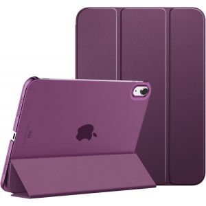 Étui Pour Ipad (A16) 11e Génération 11 Pouces En 2025, Ipad 10e Génération 10,9"" En 2022, Étui Mince En Pc Translucide Pour Ipad 11e Gén. Avec Touch Id, Violet Foncé[Coq9121718] - Neuf