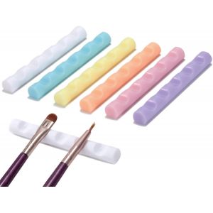 Loc-Nail Art Pinceaux Porte Support De Stylo À Ongles Pour Pinceaux En Détail À Ongles Gel Dotting Pen Peut Contenir 5 Pinceaux 6 Pièces - Neuf
