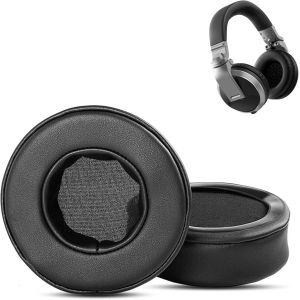 LORANKA-Coussinets de Rechange Compatibles avec Les Casques Pioneer HDJ-X10 HDJ-X7 DJ HDJ-X5 Coussinets avec Cuir de Prot&eacute;ine Plus Doux/Mousse M&eacute;moire - Neuf