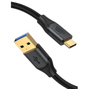 CHECARZHN--NO1-Câble Usb C 1,5 M 60 W 20V/3A Tressé Usb A Vers C Câble De Charge Rapide 10 Gbps Câble De Données En Alliage D'Aluminium De Qualité Supérieure Pour Macbook Et Autres Appareils Usb C Gris - Neuf