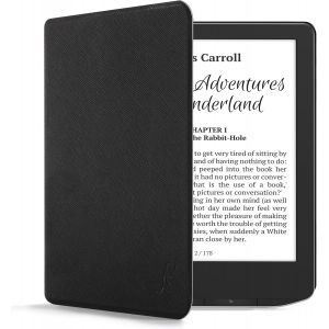 KALANKA-Forefront Cases Étui pour Pocketbook Verse et Pocketbook Verse Pro (Modèle: 2023) - Noir - Mince, Léger et Protection Étui, Fonction Automatique Veille/Réveil Intelligente Coque (Housse) - Neuf