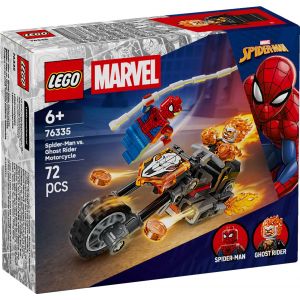 LEGO Marvel - Spider-Man et sa moto contre Ghost Rider - 76335 - Neuf