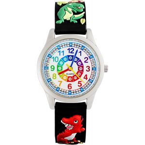 KALANKA-Montres Bracelet pour Garçon - Analogique Mouvement à Quartz Montre Éducative Enfants pour Filles et Garçons de 3 Ans à 10 Ans - Neuf