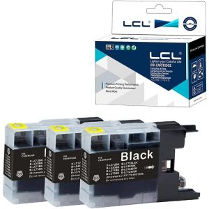 ERYI-Cartouche D'Encre Compatible Lc1220 Lc1240 Lc1220Bk Lc1240Bk (3Noir) Remplacement Pour Brother Mfc-J6910Cdw J6710Cdw J5910Cdw J825N J955Dn J955Dwn J705D J705Dw J710D J710Dw J810Dn J810Dwn J825Dw - Neuf