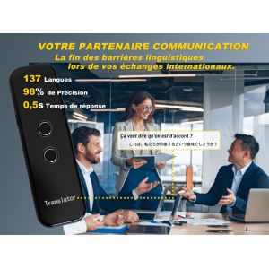 Translator : Traducteur vocal instantan&eacute; autonome en 137 langues. - Neuf